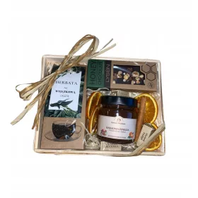    CESTINO REGALO per la Festa della Mamma con crema al miele e cioccolato