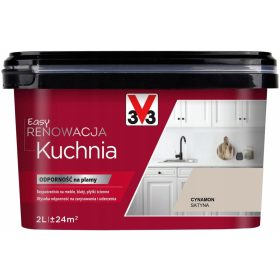    Vernice acrilica per legno, mobili, piastrelle V33 2 l cannella satinata