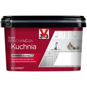    Vernice acrilica per mobili, per piastrelle V33 2 l Bianco satinato