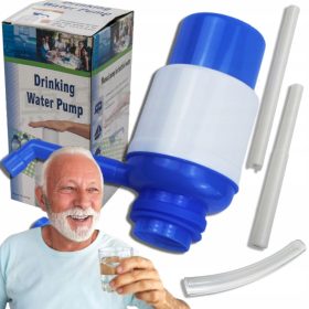   Distributore d'acqua Pompa a mano Bottiglie Bottiglia da 5 l + tubo in PVC 8/12mm fi aerazione con irrigatore, p
