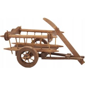  Carro dei Buoi per Presepe in legno, lungo 15 cm - Z1003