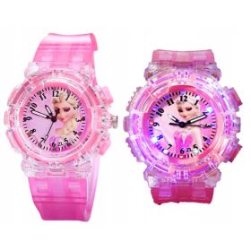    Orologio luminoso FROZEN per ragazza, bambino, bambini, ELSA, LED, FROZEN