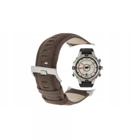  Cinturino in pelle marrone per orologio Timex T2N721