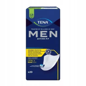  Tena Men Active Fit Livello 2 Solette da uomo 20 pz.