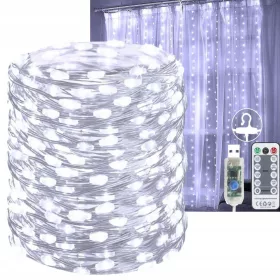    LAMPADE A SOSPENSIONE ICILS GARLAND BARRIERA A LED PER FINESTRA LUCI SCALE