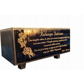    GRANDE vaso da fiori con gambe, decorazione tombale, candela