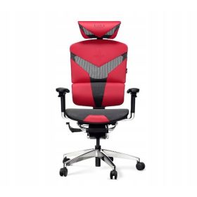  Sedia da scrivania Diablo Chairs, tonalità del rosso