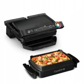    Griglia elettrica a contatto Tefal GC714834 OptiGril+ nera 2000 W