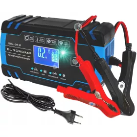    RADDRIZZATORE CARICA BATTERIA LCD 12V 24V 8A FUNZIONE RIPARAZIONE BATTERIA.