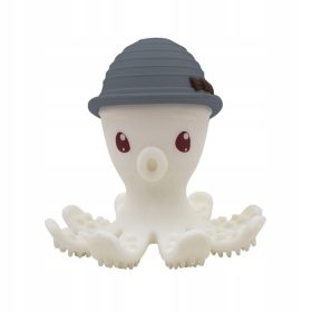   Massaggiagengive ortodontico in silicone Mombella, tonalità grigio e argento