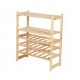  Scaffale in legno per dispensa vino LSR 5 ripiani Nat