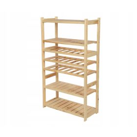  Ripiano in legno per dispensa LSR, 7 ripiani, Nat