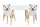  TAVOLO BIANCO, TEAR TEDDY TEDDY TEDDY TEAR, 2 SEDIE