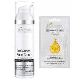    Bielenda Professional Crema viso antirughe 15 SPF crema multitasking giorno e notte 100 ml