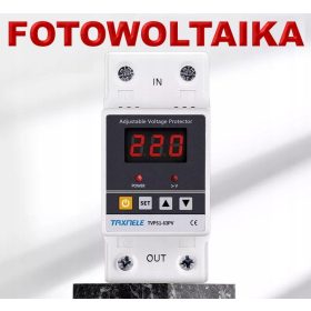   Riduzione della tensione (253 V) nella rete TVPS1-63PV (63 A)