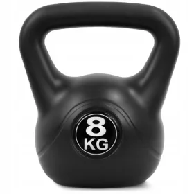  Kettlebell 4FIZJO 8 kg nero
