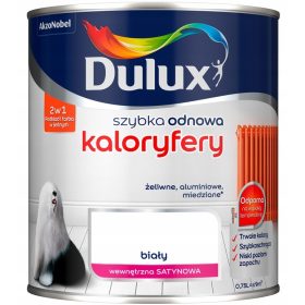  Vernice acrilica Dulux per metallo 0,75 l, bianco satinato