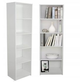  Libreria libreria Sara 50 cm x 182 cm x 30 cm bianca