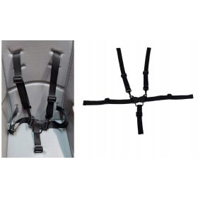    Cintura di sicurezza a 5 punti per sedia, passeggino e seggiolino auto