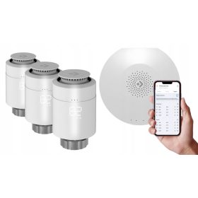  3x testa termostatica WiFi + centralina Smart