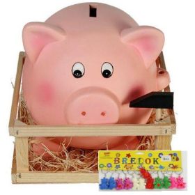    Salvadanaio in ceramica Out of the blue 78/4011 salvadanaio + PORTACHIAVI ORSO CHIAVI 12 PZ 17B