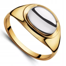    BELLISSIMO ANELLO DI SEGNALE DA DONNA GLAMOUR IN ORO PR.333 Misura 10-23