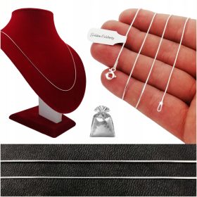    CATENA CENA IN ARGENTO 925, COLLANA LINEA, LINEA/LINEA, ITALIANA LUCIDO