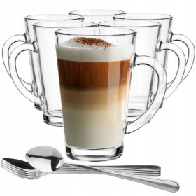  Bicchieri da latte Glasmark 300 ml 6 pz.