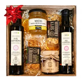  CESTINO REGALO BARRETTE REGALO OLI SAINT MIELE CONFIG