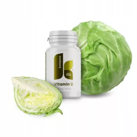   Integratore di Vitamina U per la Salute Digestiva e Gastrica - 500mg per Capsula