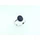  Anello in pietra d'argento della notte del Cairo