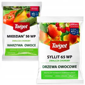   MIEDZIAN 50 WP fungicida 100 g TARGET + Syllit - Per malattie degli alberi da frutto 45 g