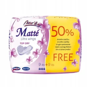  Assorbenti igienici Mates DUO TOP DRY 9+9