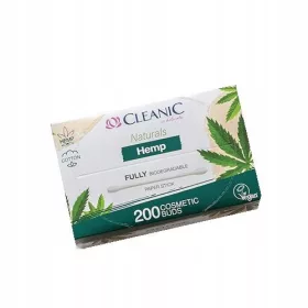  CLEANIC Bastoncini cotonati in canapa-cotone CANAPA 200 pz