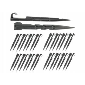  Supporti per tubi gocciolanti 100 perni da 16 mm