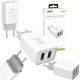  2x caricabatterie di rete micro Vayox USB 2.1A VA0052