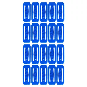  Connettore per pista Hot Wheels, blu scuro, 10 pezzi