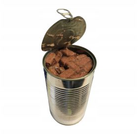  8 lattine POLLAME E MANZO UMIDO per cani 1250