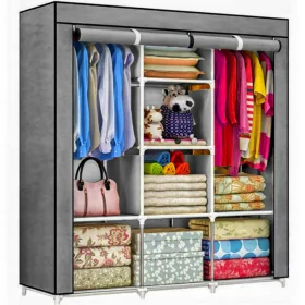    Armadio da giardino Saska 1045221 127 x 172 x 45 cm tonalità di grigio