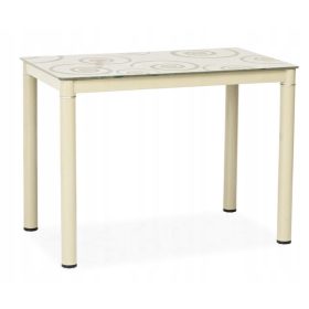  Tavolo rettangolare Signal 100 x 60 x 75 cm crema