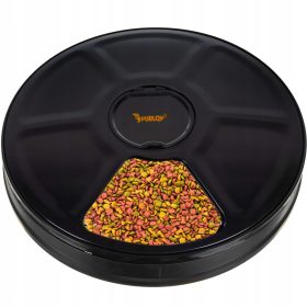    Macchina per l'alimentazione automatica, rallentamento del cibo, in plastica Purlov, nera, 0,9 l