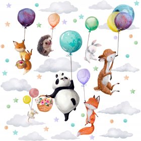  Adesivi murali per bambini: Animali e Palloncini