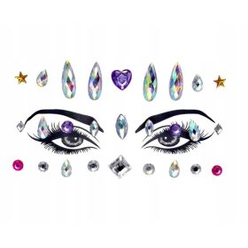  ADESIVI 3D VISO CRISTALLI AUTOADESIVI YT10