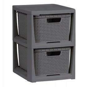    Mensola da bagno BranQ tonalità di grigio 29,5 x 24 x 33,2 cm