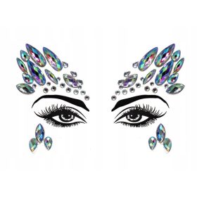  ADESIVI 3D VISO CRISTALLI AUTOADESIVI YT04