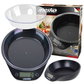  Bilancia da cucina Mesko-AGD per la cucina, nera, 5 kg