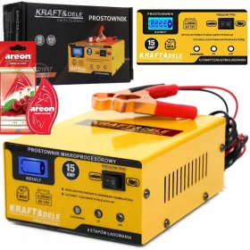    RADDRIZZATORE BATTERIA 6/12V 15A AGM GEL CARICABATTERIE RAPIDO