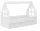  Letto in legno Wooden Toys 74 x 144 cm bianco