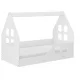  Letto in legno Wooden Toys 74 x 144 cm bianco