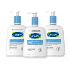  Set Cetaphil EM Emulsione Micellare Detergente 500ml - 3 Pezzi